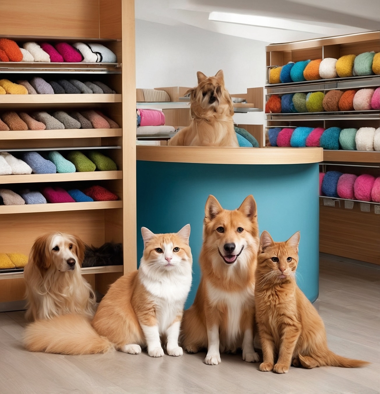 Variedad de productos para mascotas